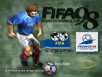 FIFA - Road to World Cup 98 (US) screen shot title